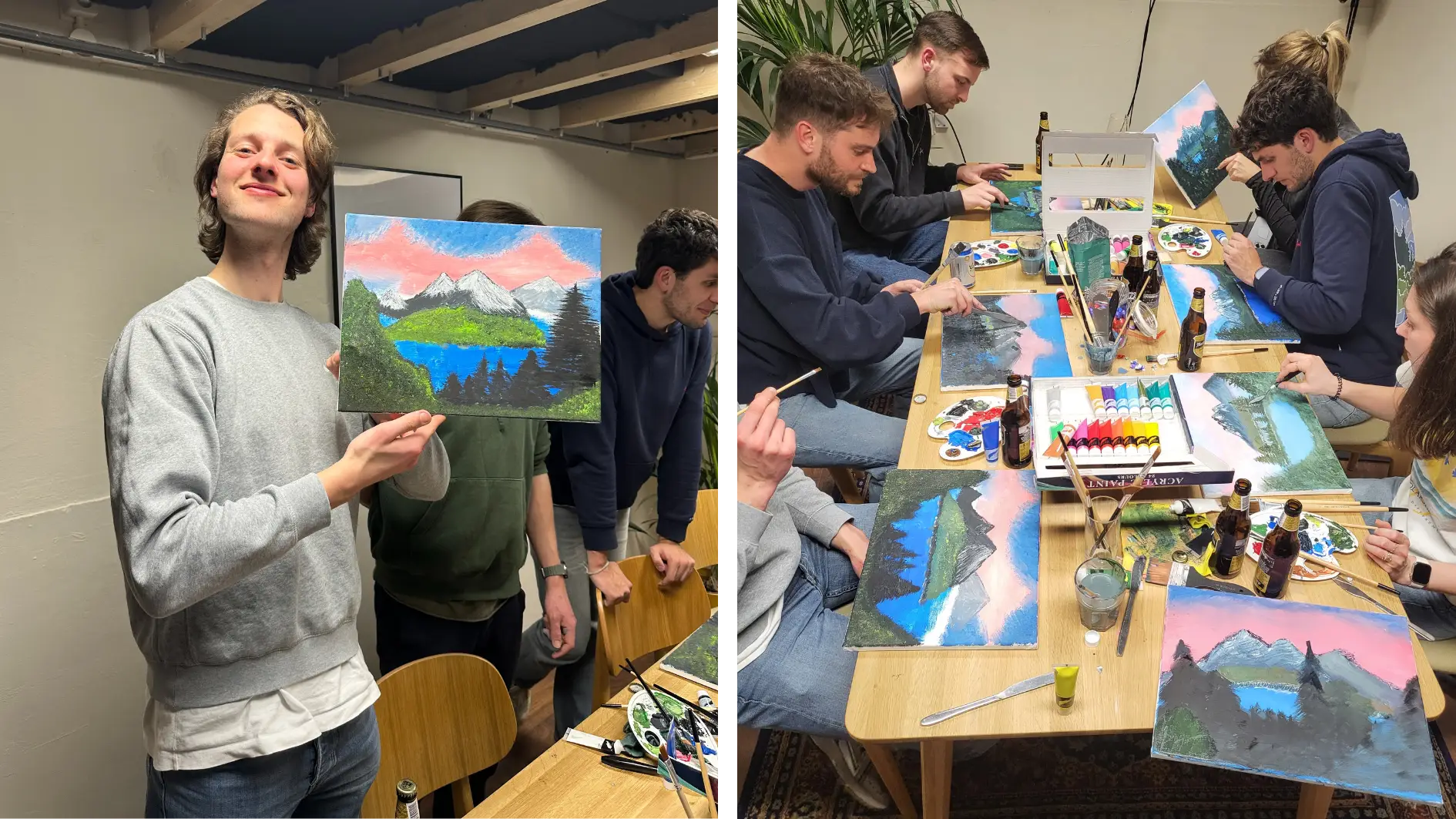 Team uitje Aanpoters