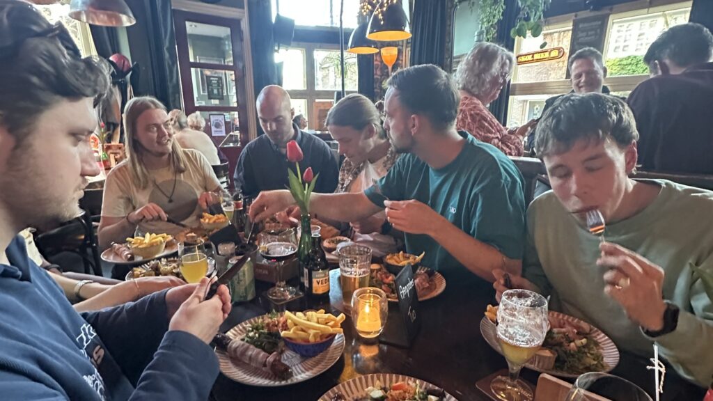 Team uitje Aanpoters